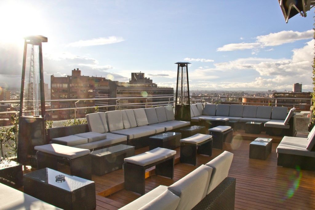 Ghl Bioxury Hotel Bogotá Exterior foto The rooftop bar at the Hilton Edinburgh International Conference Centre